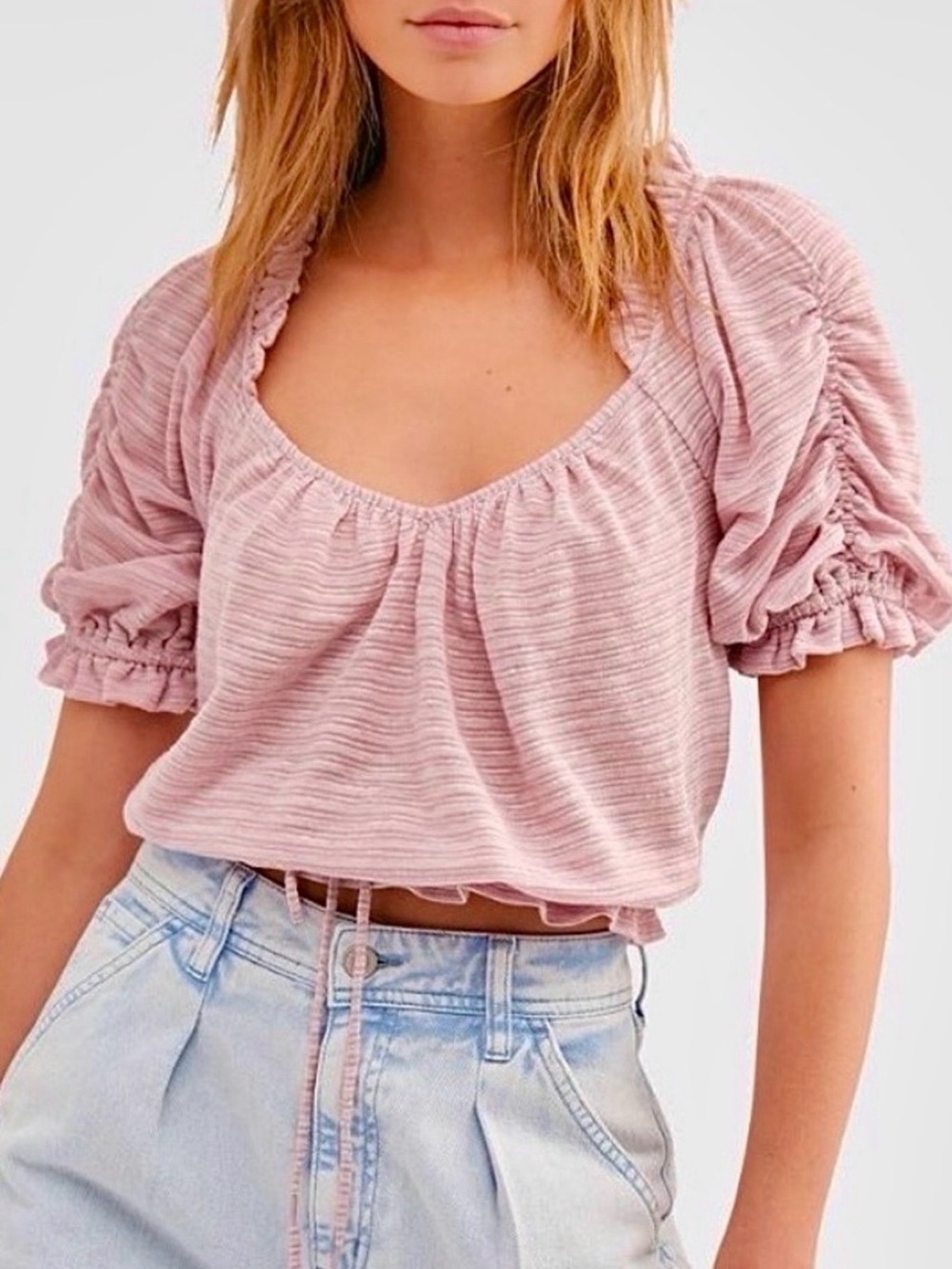 Free People Peasant Blouse Size Medium